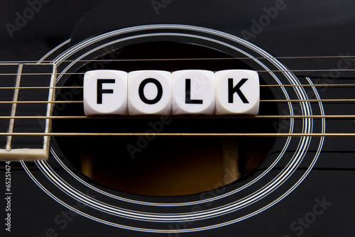 Folkgitarre photo