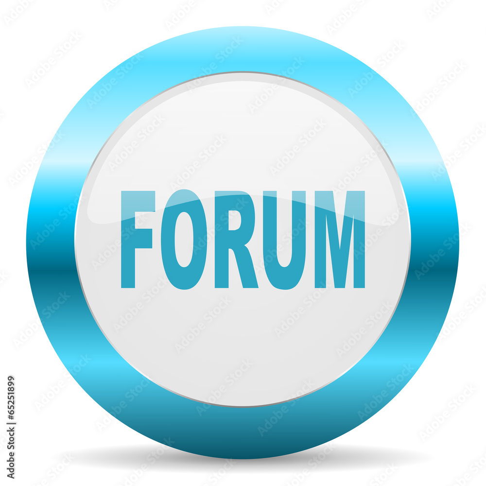 forum blue glossy icon forum blue glossy icon