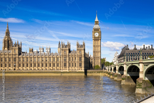 Big Ben and Houses of Parliament, London UK