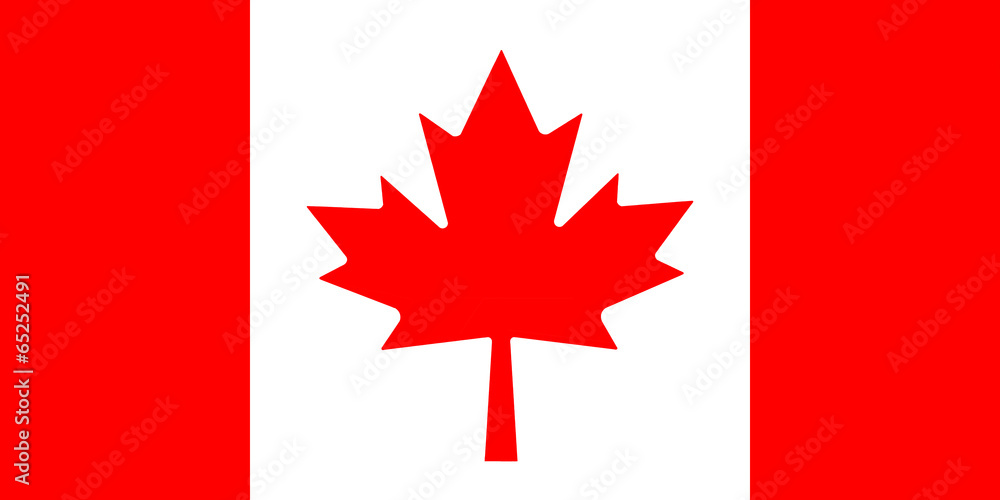 An image of the national flag of Canada An image of the national flag of Canada