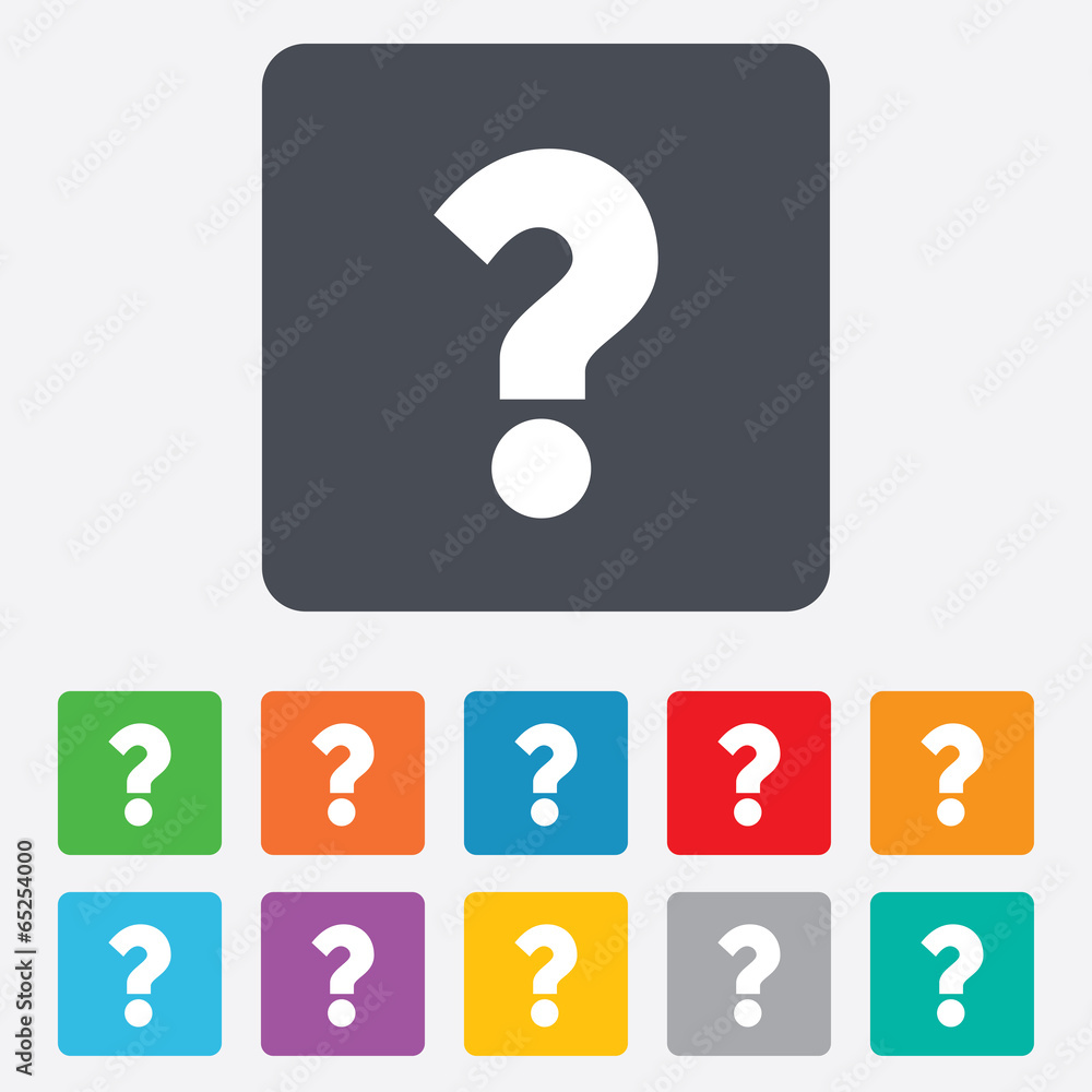 Question mark sign icon. Help symbol. Question mark sign icon. Help symbol.