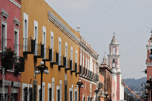 Colorful buidings, centro Histórico Puebla