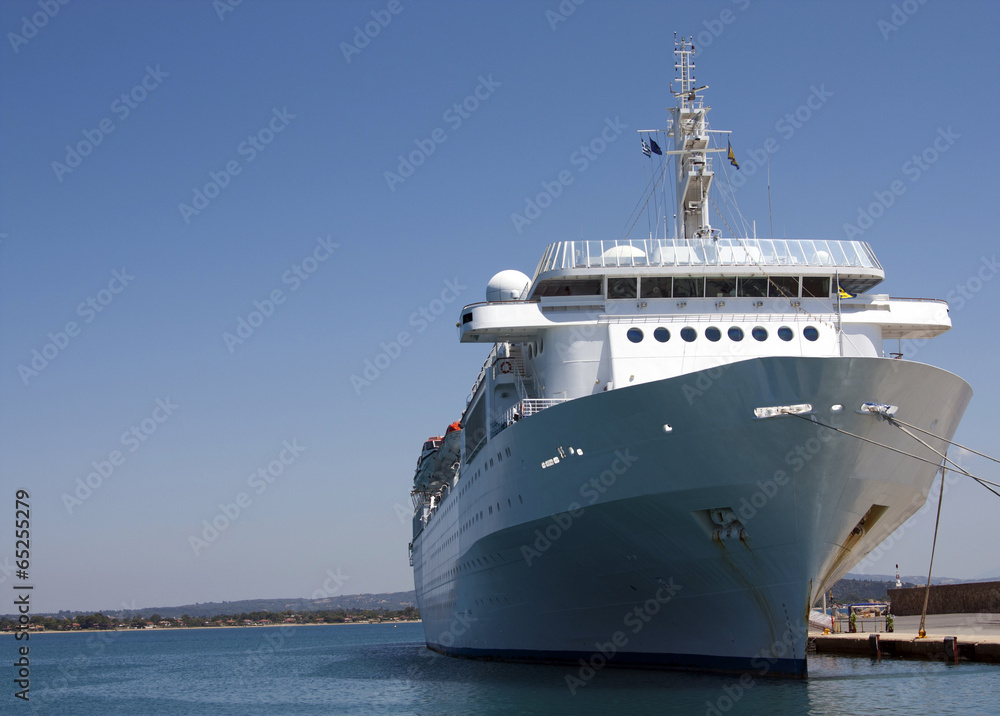 Naklejka premium Cruise ship