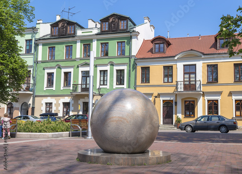 Large stone ball