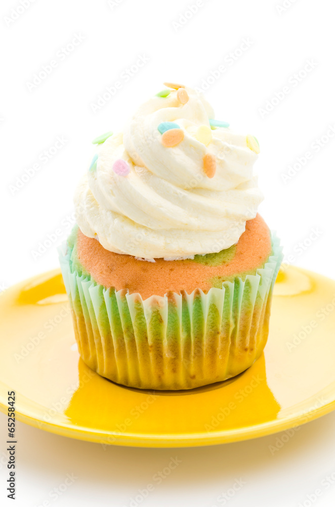 Cupcakes isolated on white background Cupcakes isolated on white background