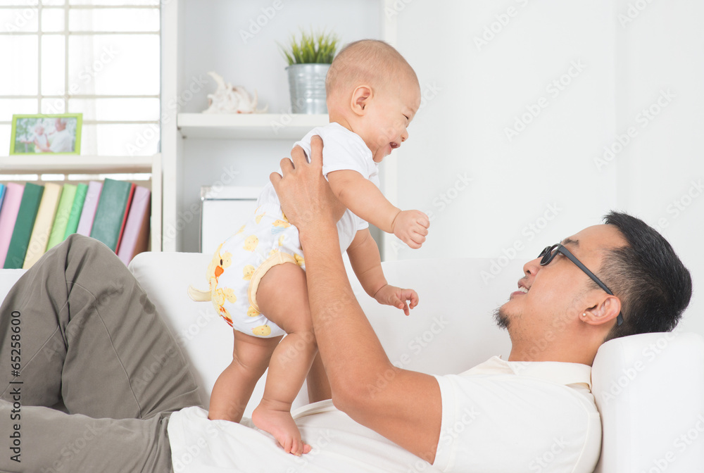 Father and baby Father and baby