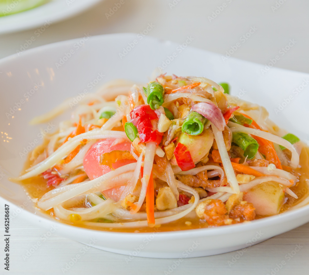 green papaya salad green papaya salad
