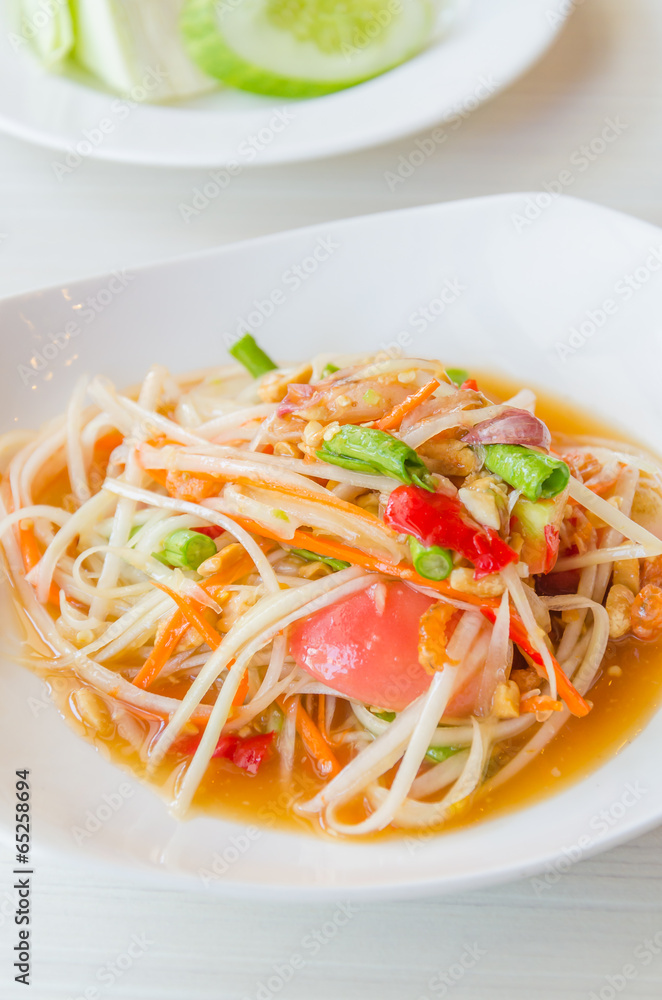 green papaya salad