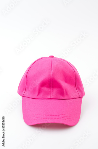 Baseball cap isolated white background