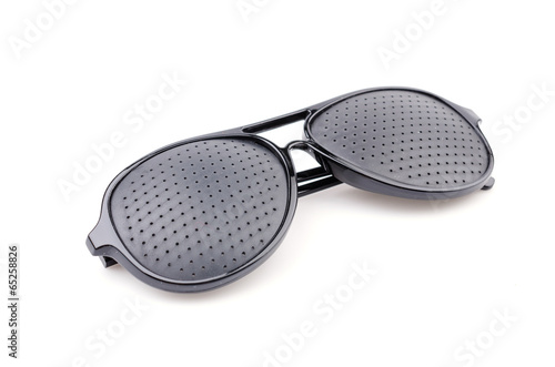Sunglasses isolated white background © siraphol