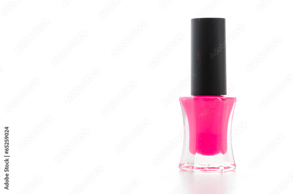 Nail polish isolated on white Nail polish isolated on white