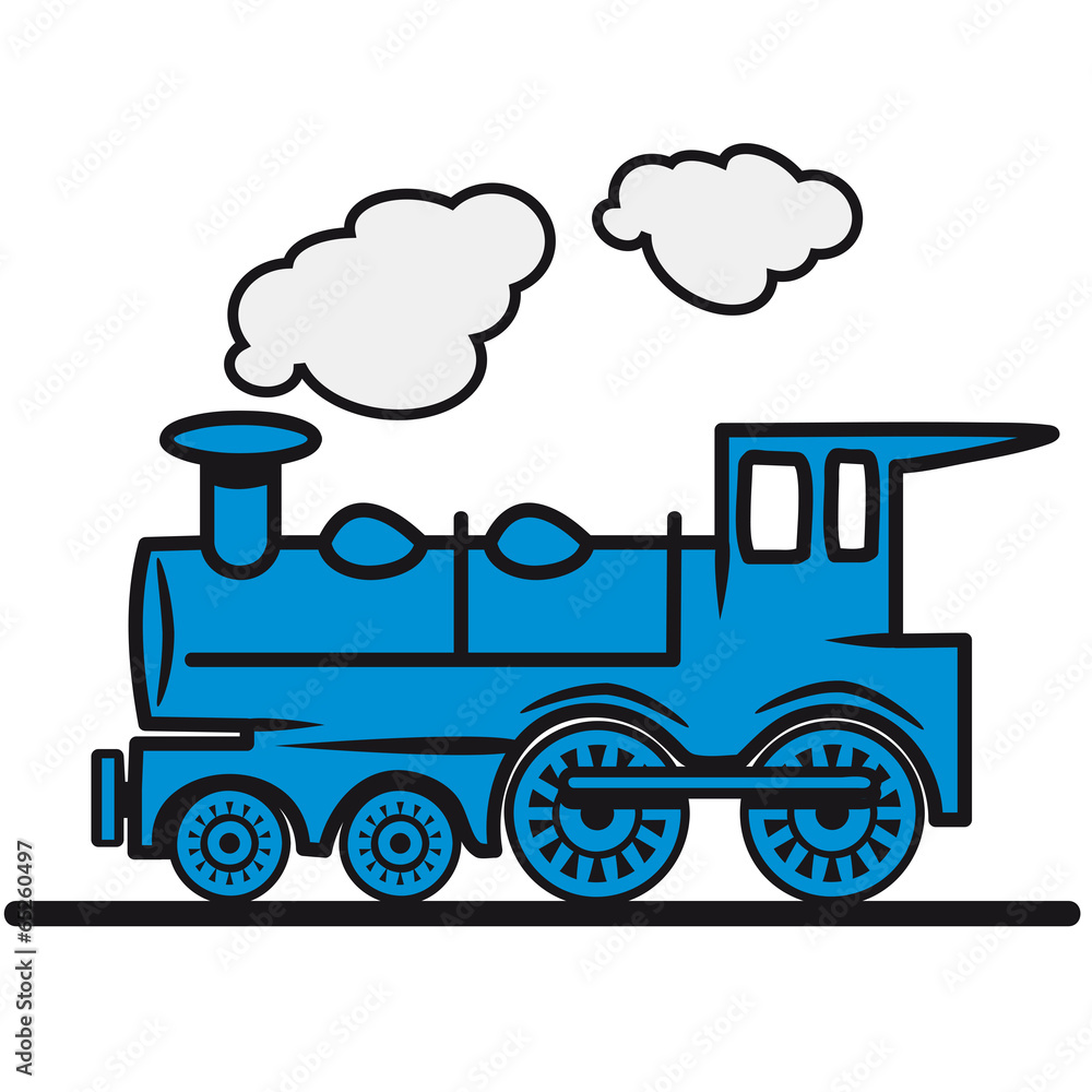  Zeichnung Einer Dampflok Eisenbahn 