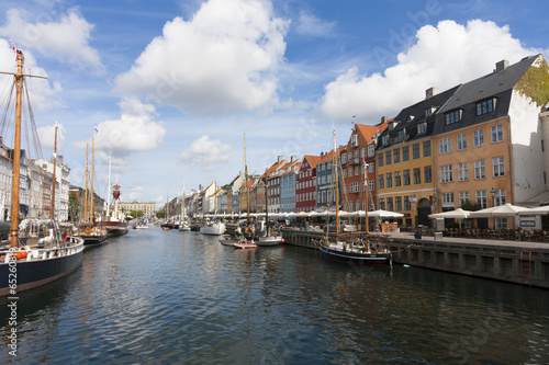 コペンハーゲン ニューハウン （鮮やかな家が立ち並ぶ）観光名所