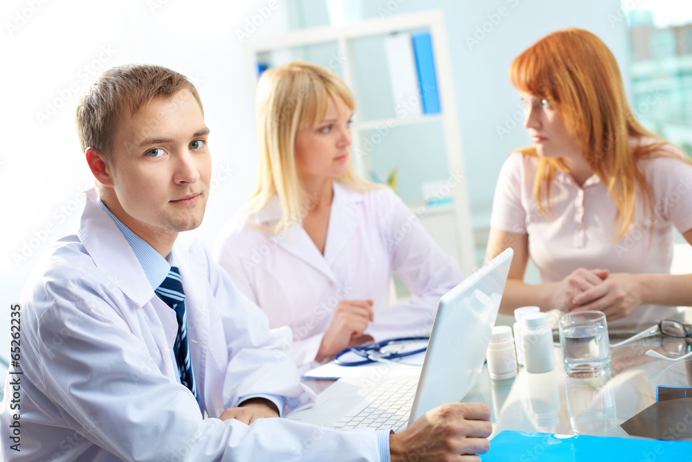 Confident consultant Confident consultant