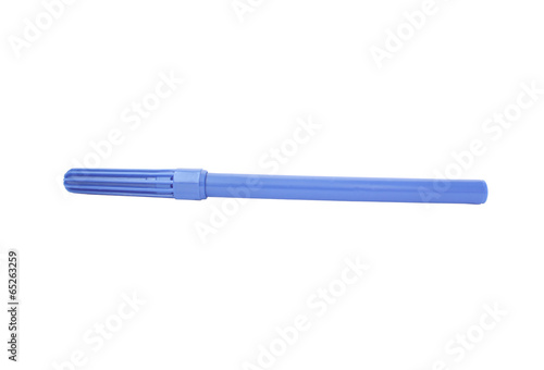 Blue felt-tip pen