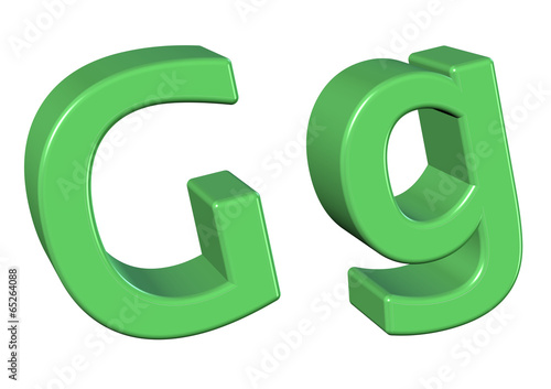 yeşil renkli G harfi