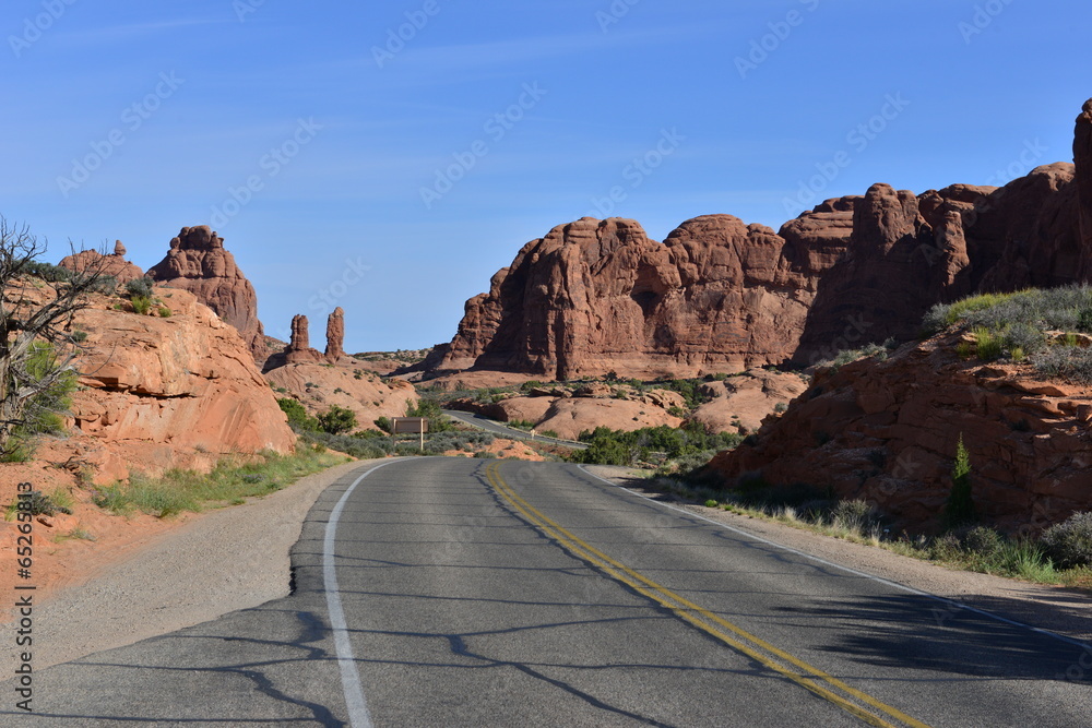 The Arches national park at Utah The Arches national park at Utah