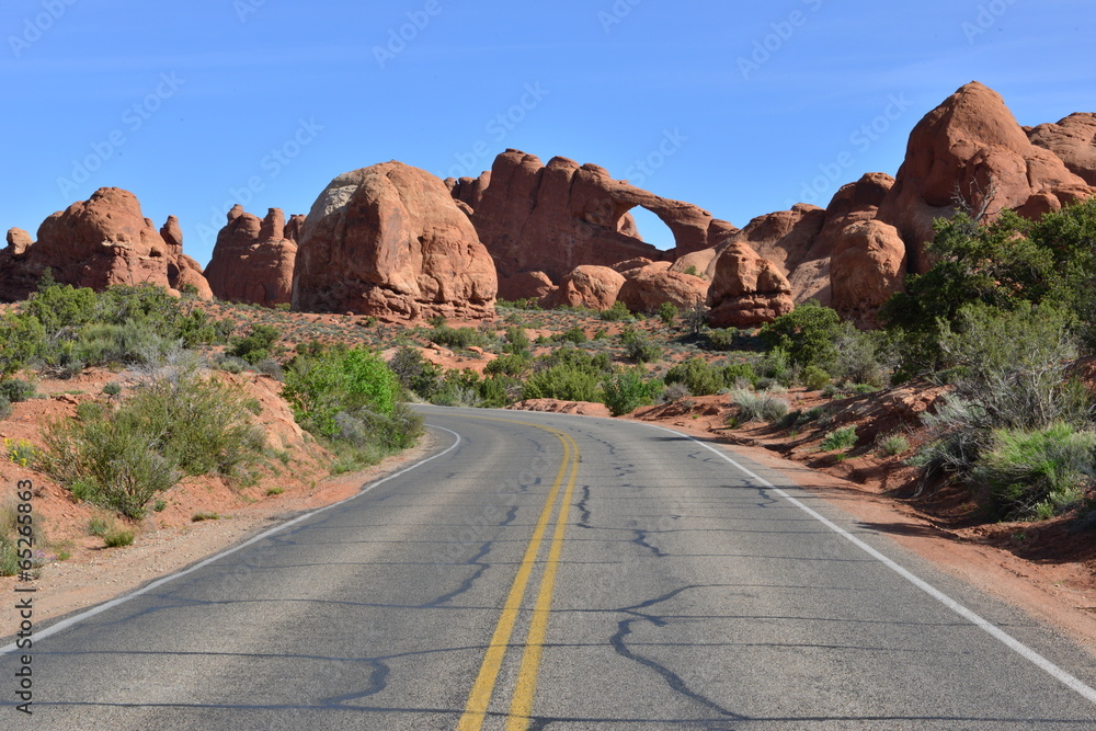 The Arches national park at Utah The Arches national park at Utah