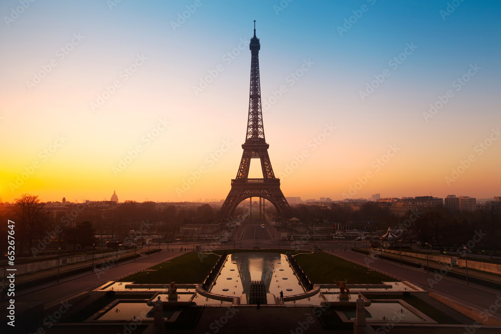 beautiful view of Paris, France