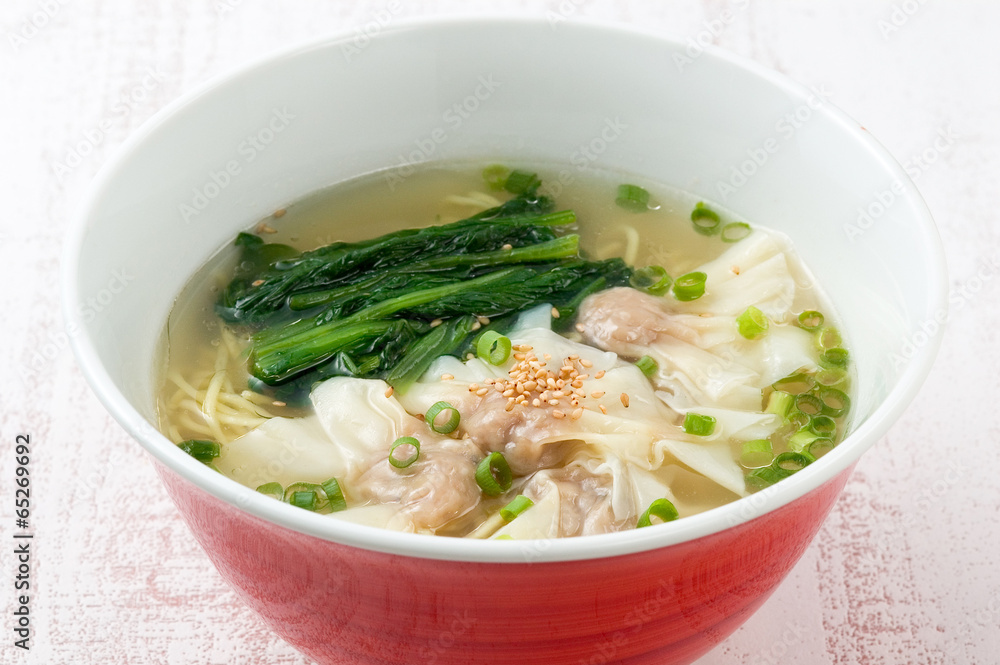 ワンタンメン 雲呑麺 ワンタン麺 ワンタンメン 雲呑麺 ワンタン麺