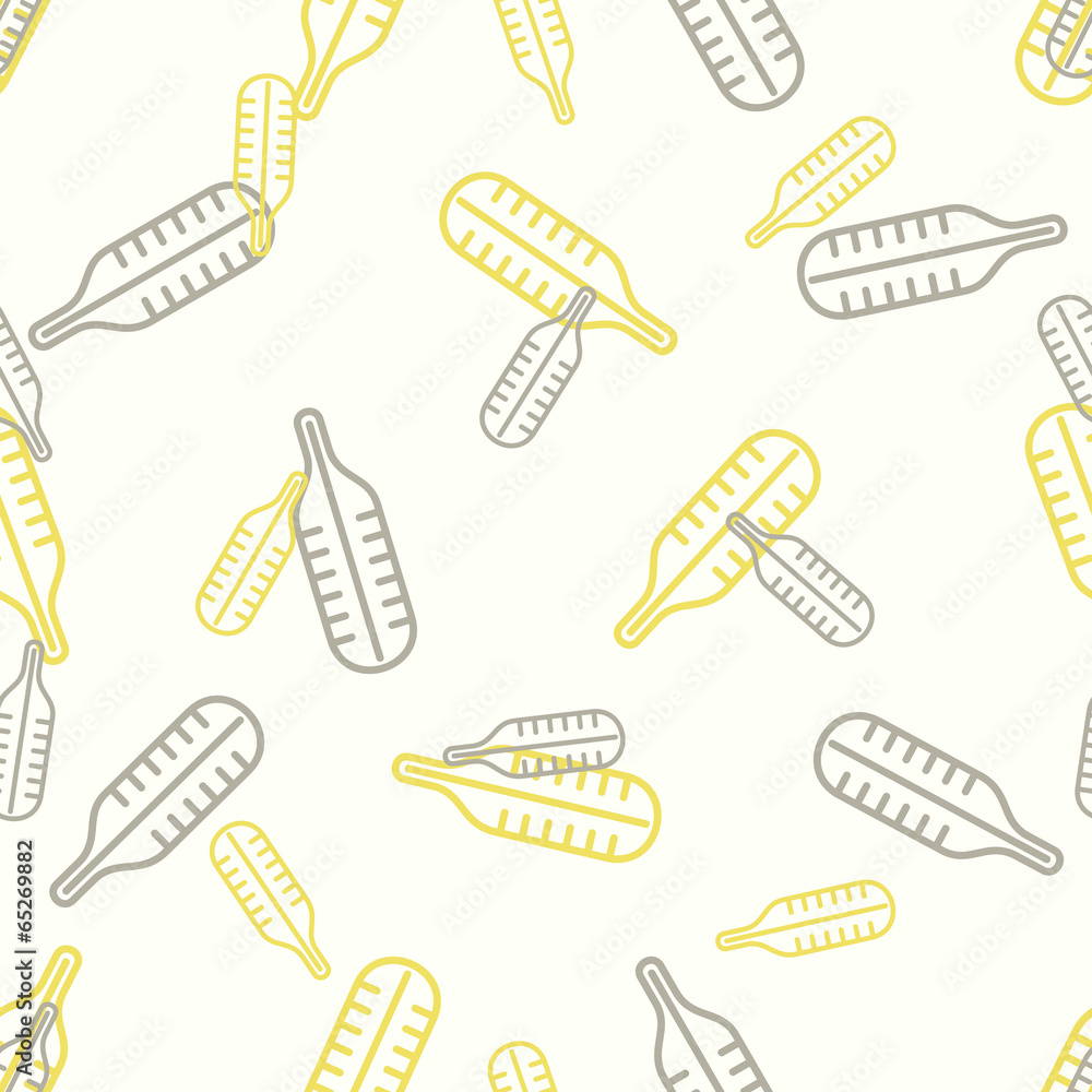 seamless background: thermometer seamless background: thermometer