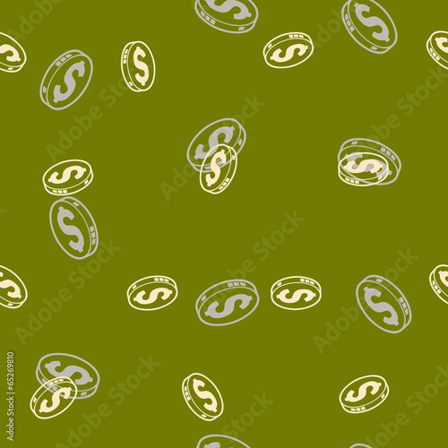 seamless background: money