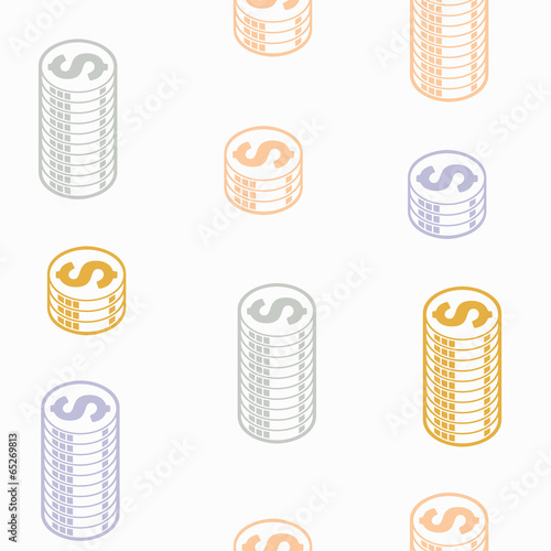 seamless background: money