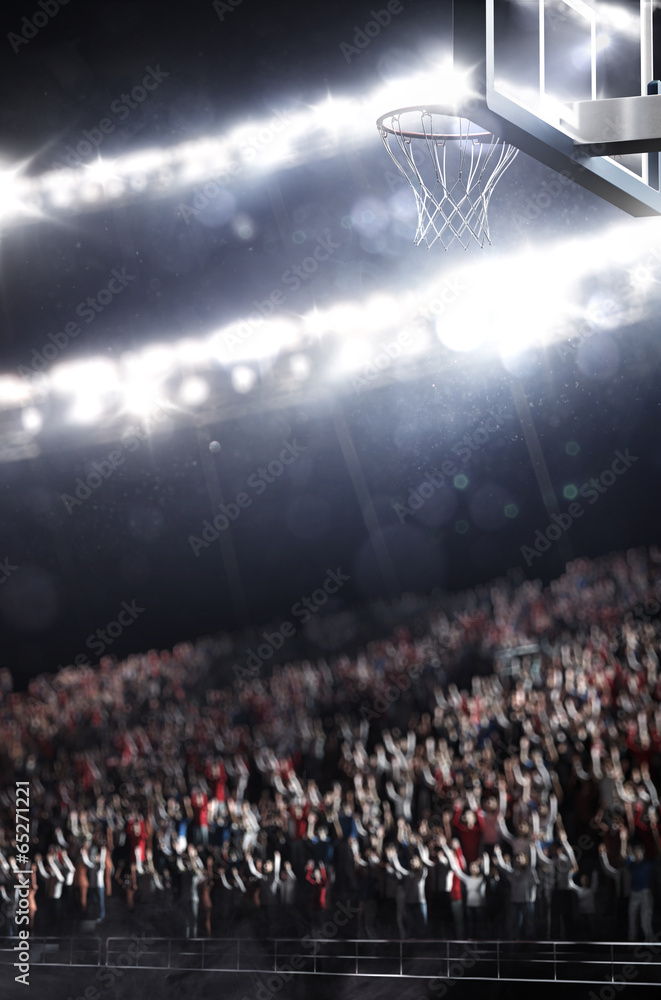Naklejka premium Basketball arena