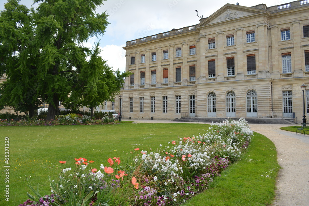 Mairie de Bordeaux, côté jardin