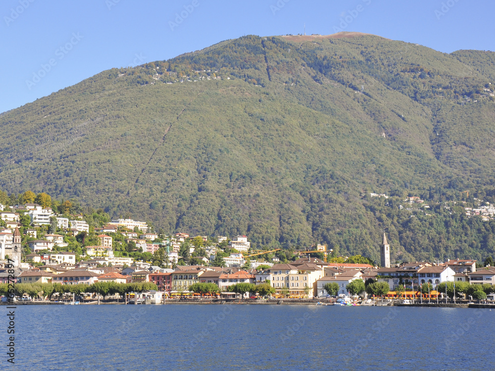 Ascona, Altstadt, Seeufer, Lago Maggiore, Tessin, Schweiz