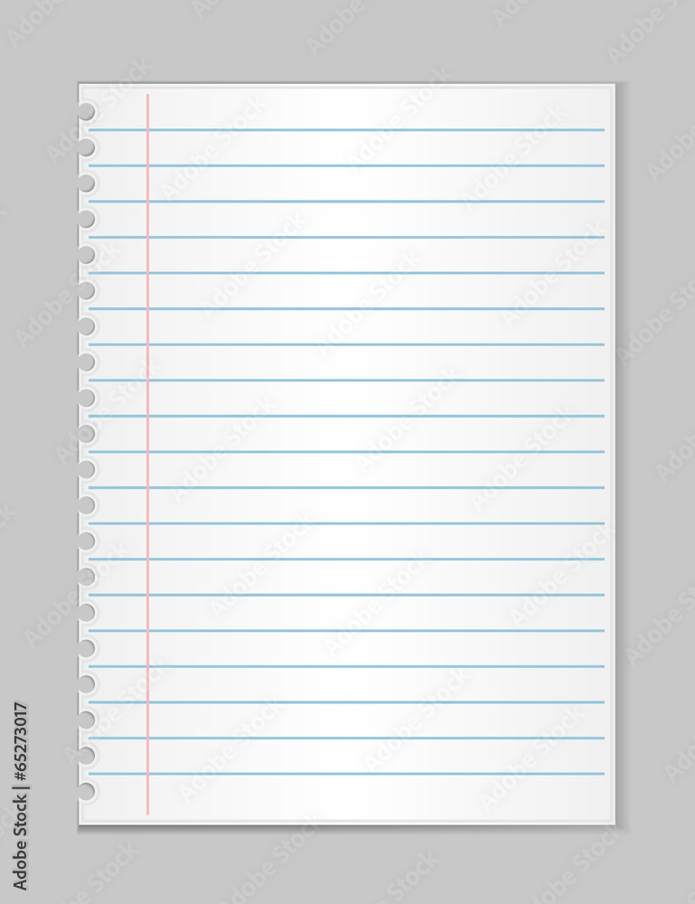 Sheet of paper. Vector illustration. Sheet of paper. Vector illustration.
