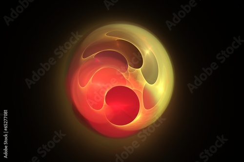 Abstract visualization of modern technology, science