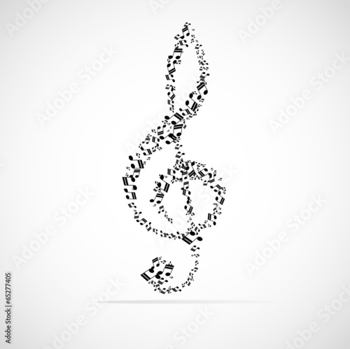 Abstract musical background