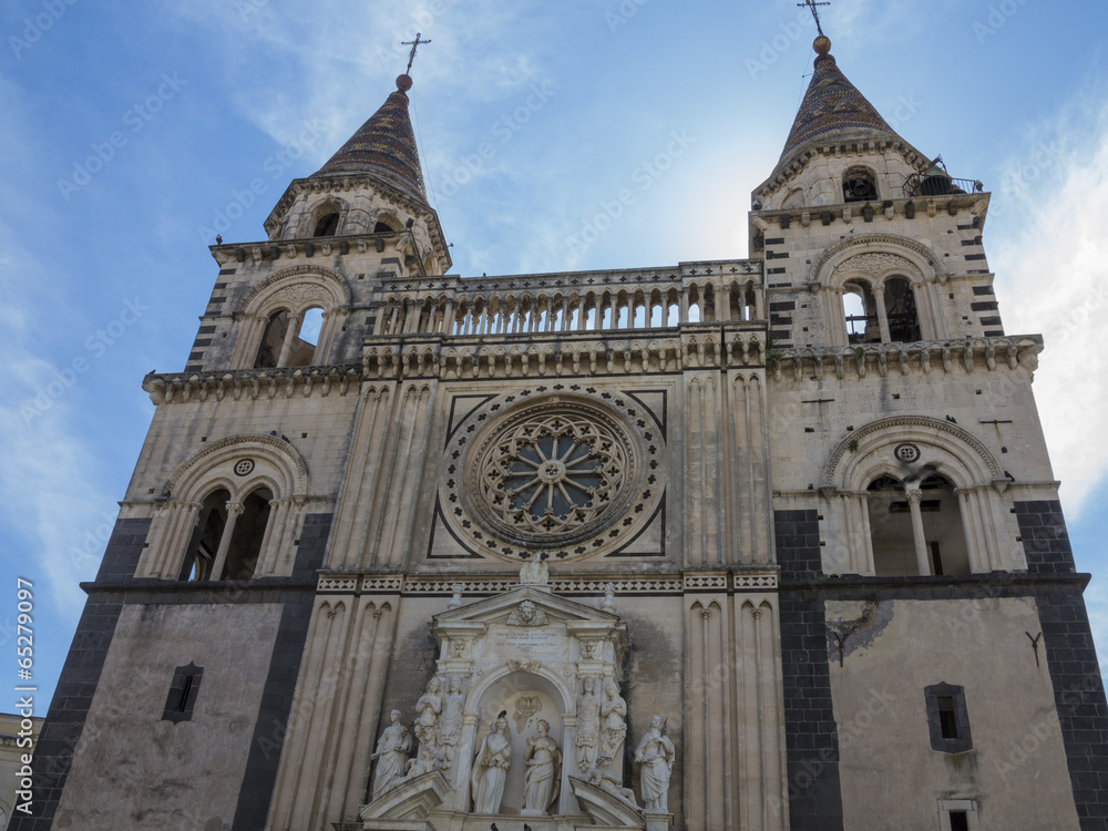 Cathedral of Acireale in Sicily, Italy