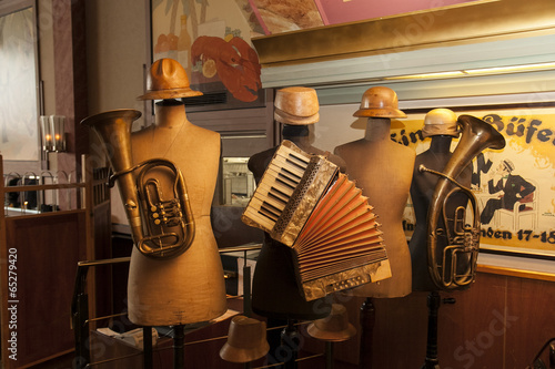 Canvas Print vintage mannequins
