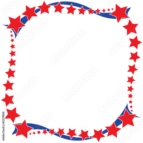 Stars and Stripes Border