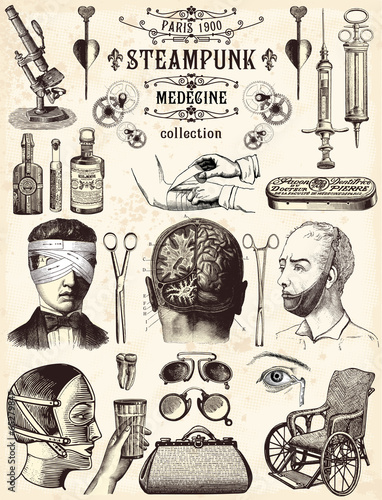Steampunk Collection Médecine