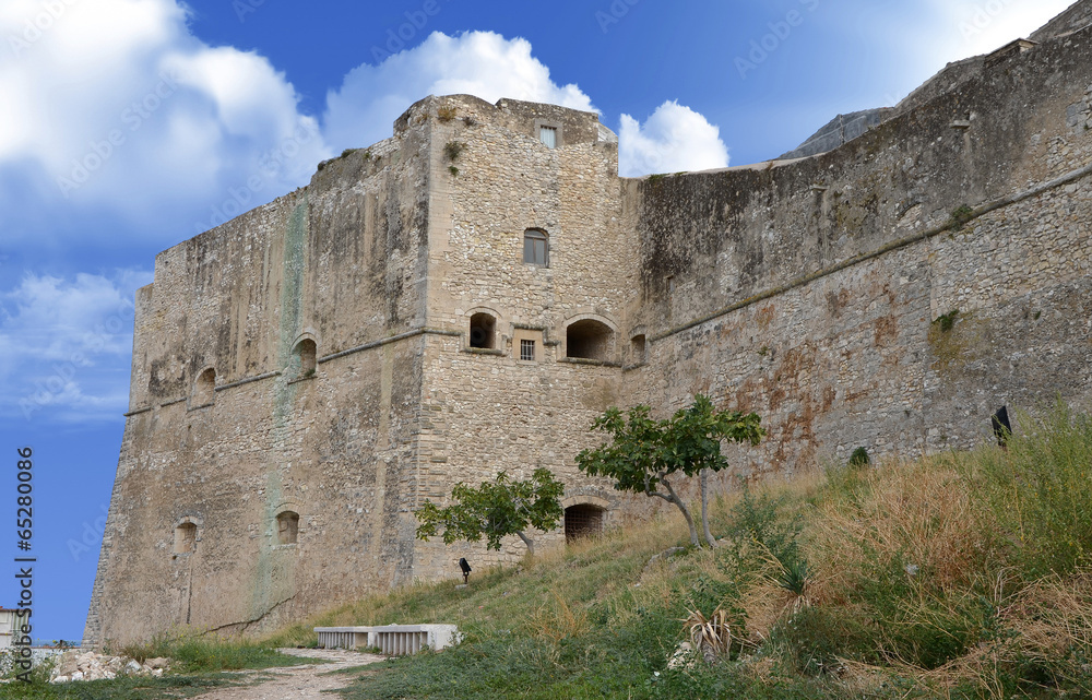 Medieval fortress on top of Vieste town