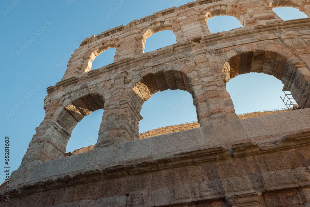 Ancient roman amphitheatre Verona Arena
