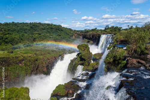 Iguazu falls view from Argentina