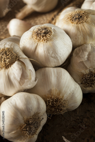 Organic Raw White Garlic