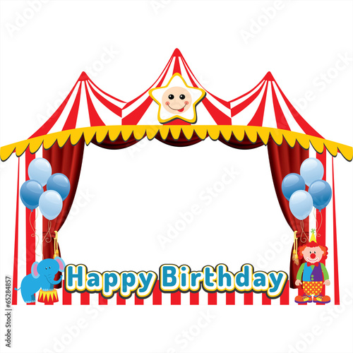 birthday or party photo frame