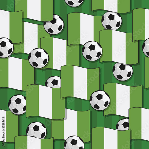 nigeria football pattern © Matthew Andrews