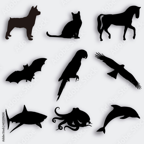 ANIMALES SILUETAS 2