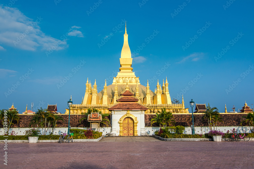 Pha That Luang, Great Stupa in Vientine, Laos