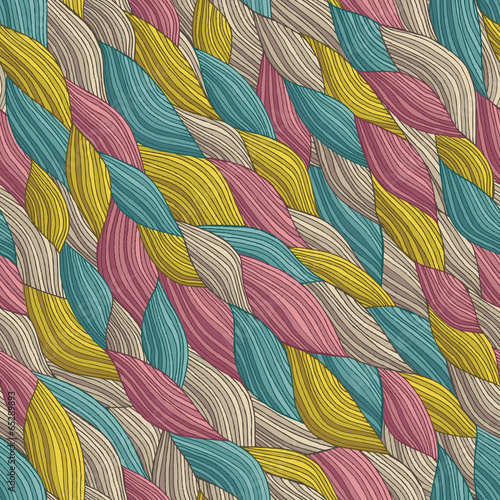 Funky Waves seamless pattern