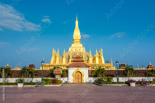 Pha That Luang  Great Stupa in Vientine  Laos