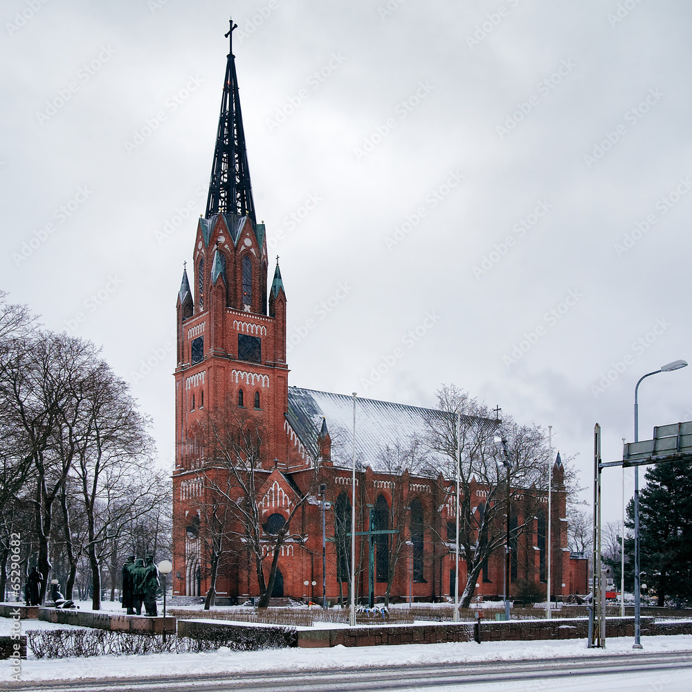 Obraz premium Central Church of Pori, Finland