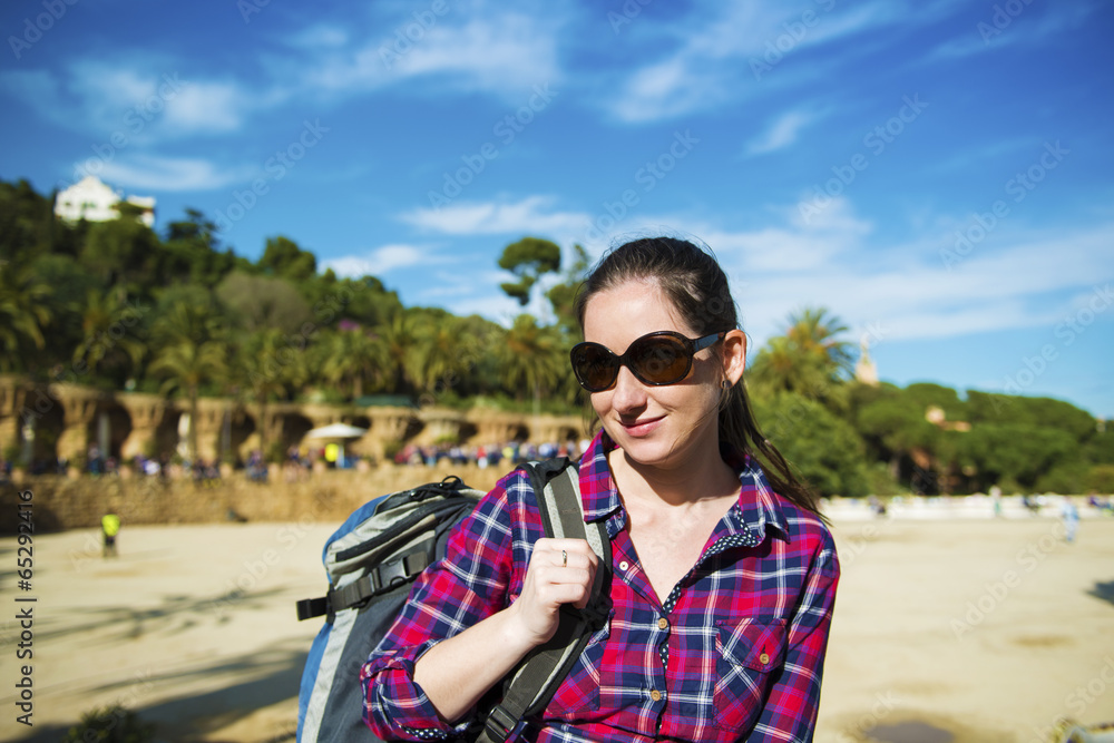 Woman tourist Woman tourist