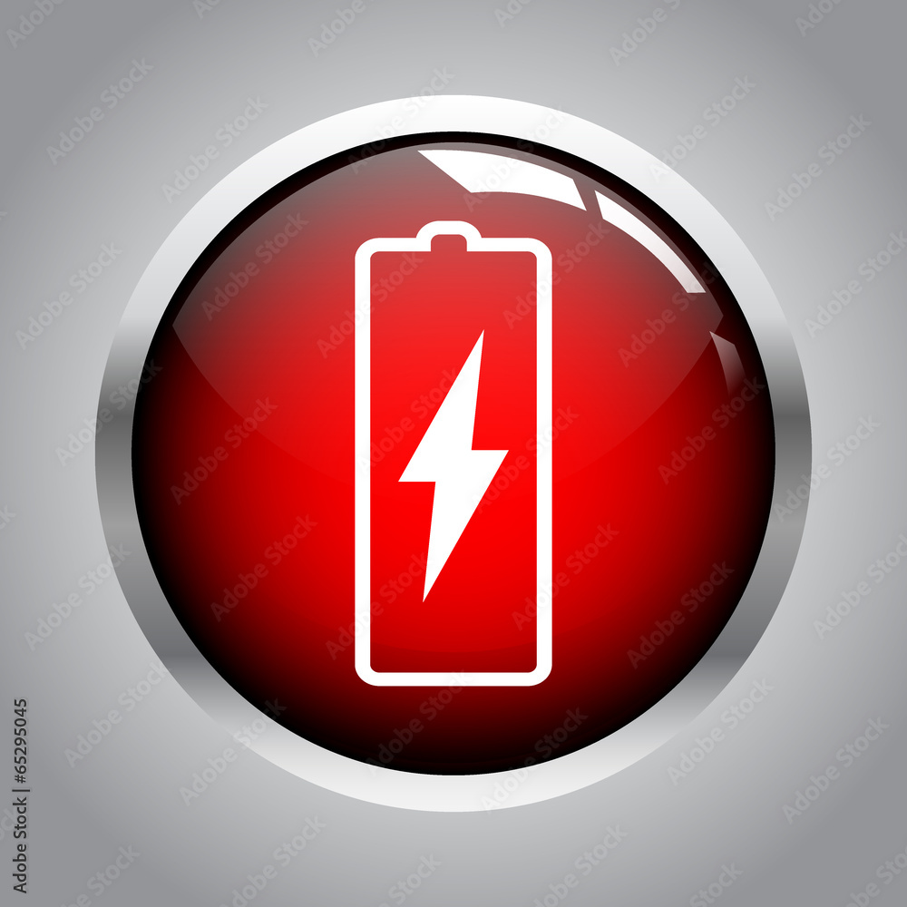 Vector battery icon background Vector battery icon background